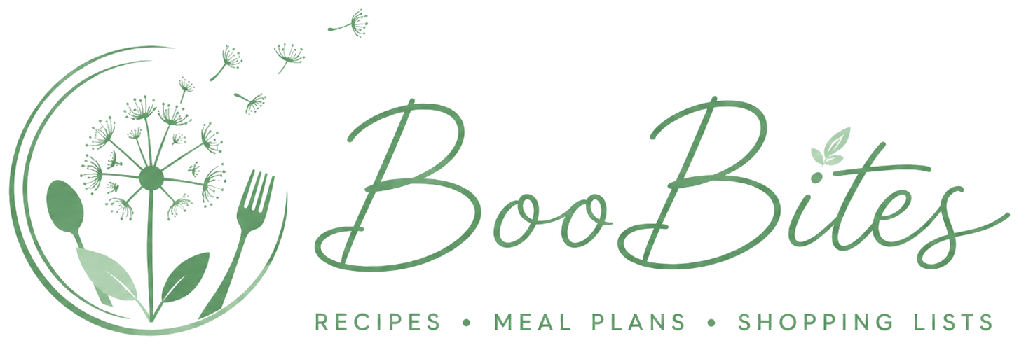 BooBites – Rezepte, Wochenplan, Einkaufsliste